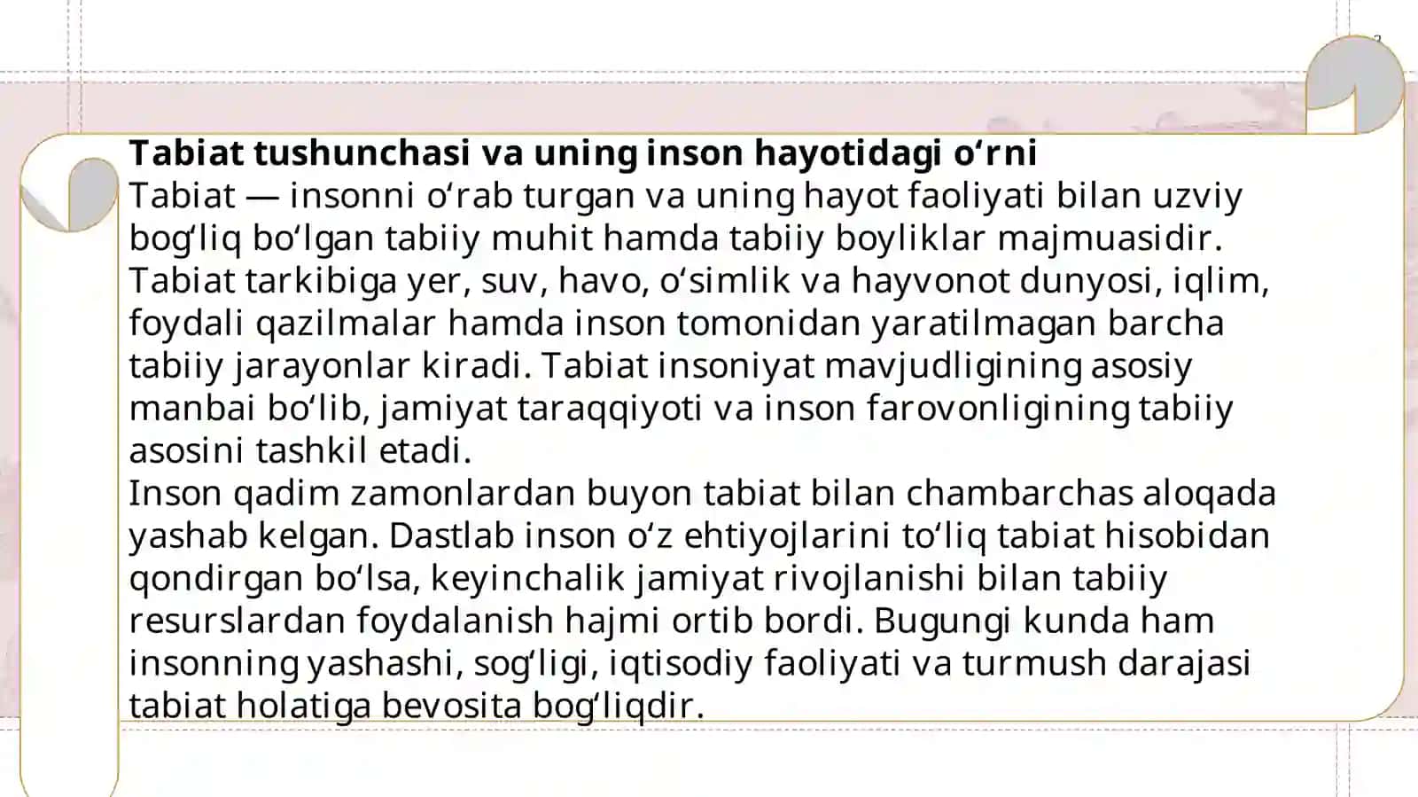 Tabiat va inson 3