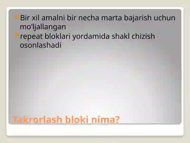 Scratchda takrorlash bloki bilan shakl chizish 3