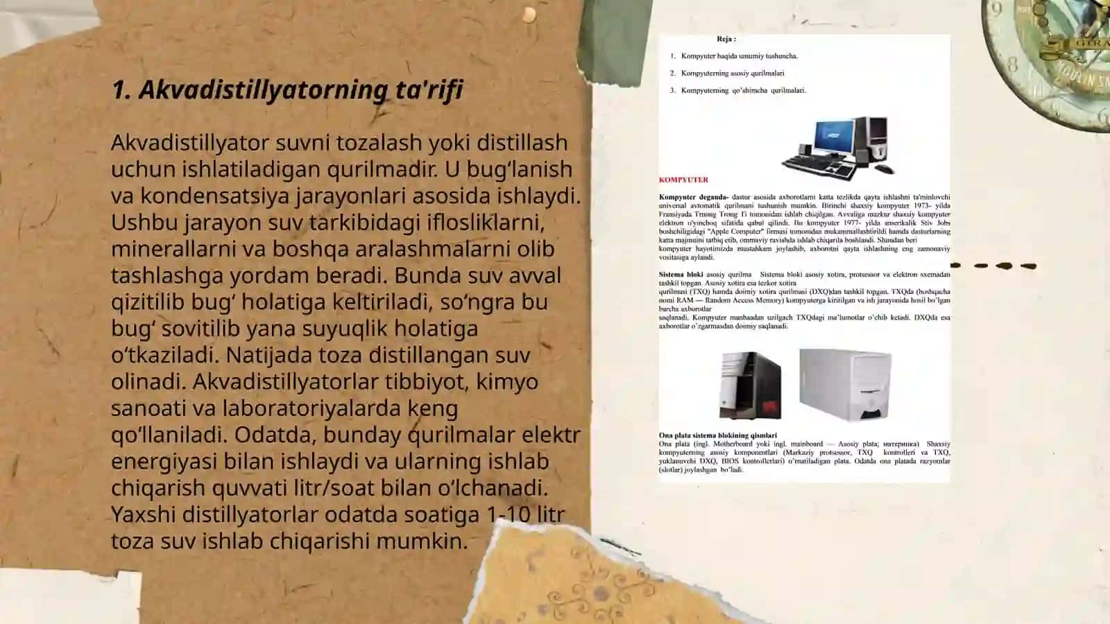 Akvadistillyator haqida umumiy maʼlumot va texnik tasnifini 3