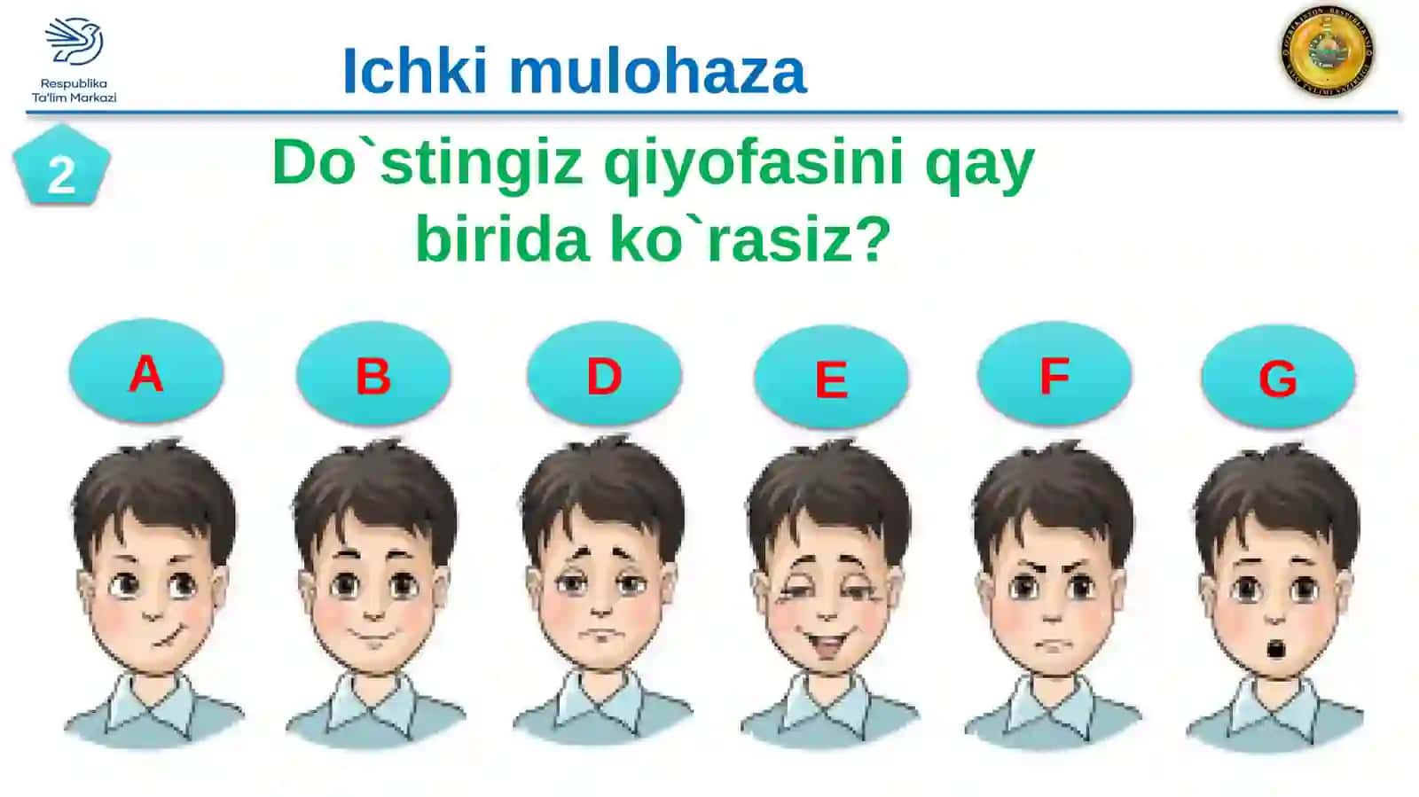 1-sinf “Tarbiya” Nazorat ishi 3