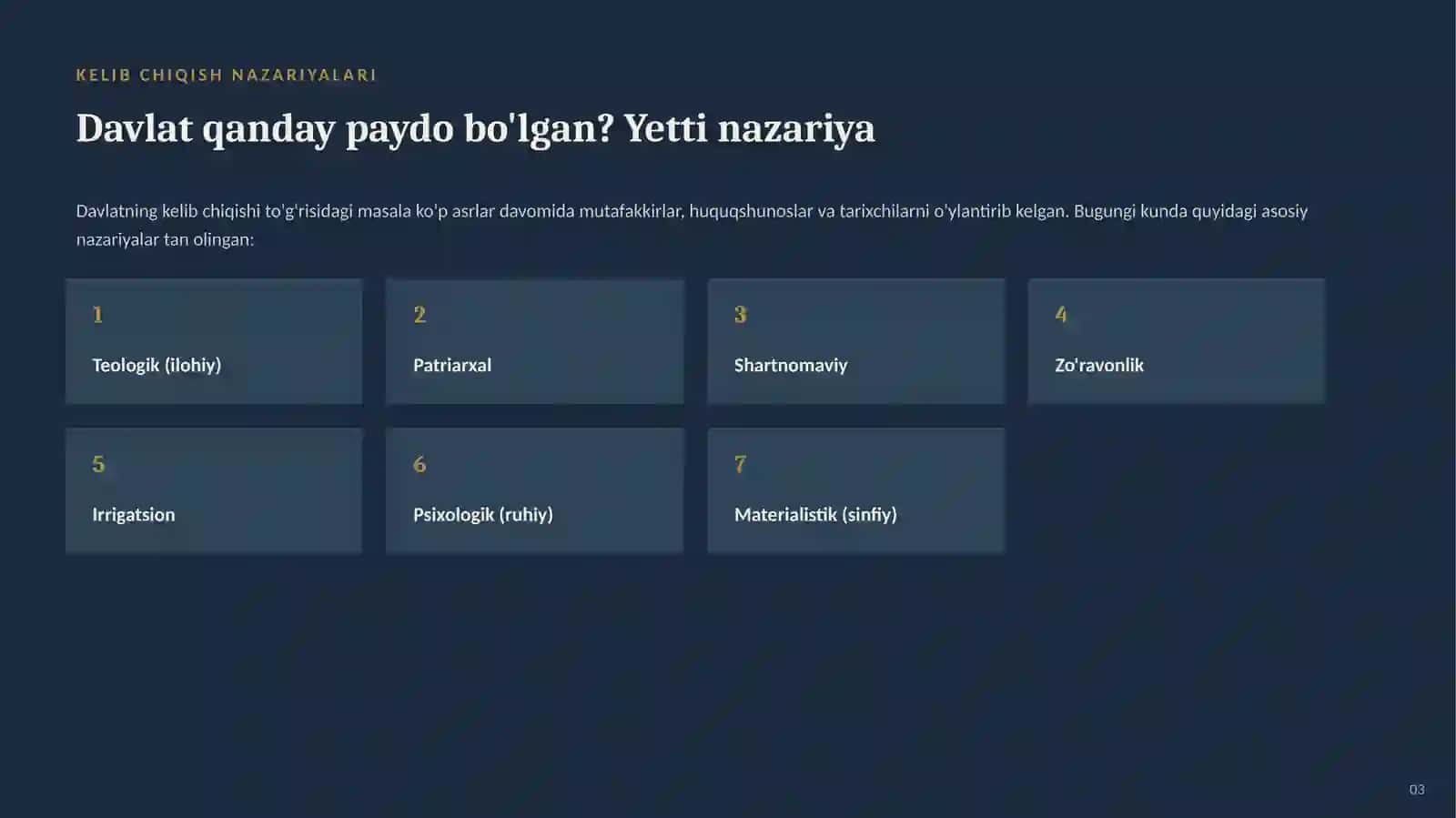DAVLAT VA HUQUQ NAZARIYASI 3