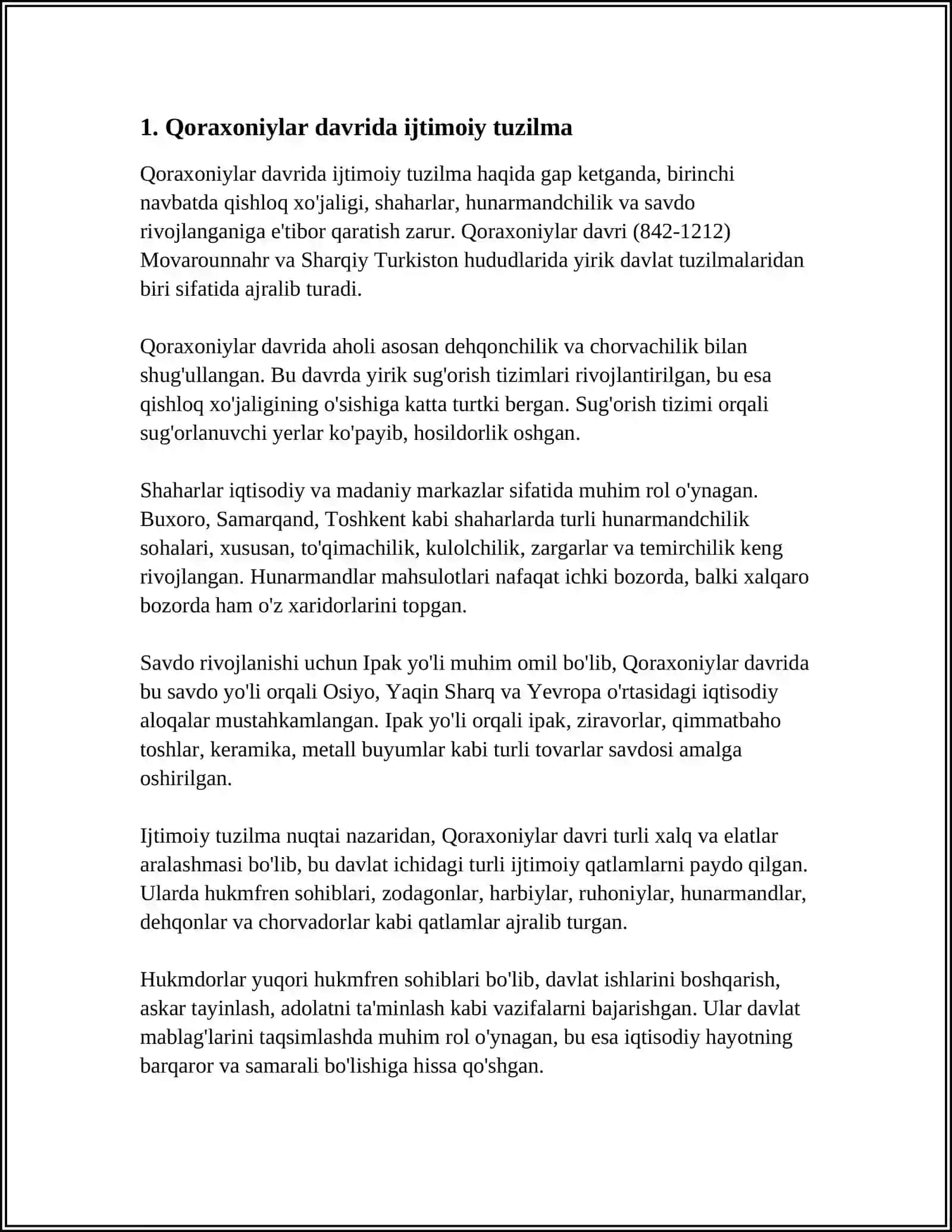 QORAXONIYLAR VA G'AZNAVIYLAR DAVLATIDA IJTIMOIY-SIYOSIY VA IQTISODIY HAYOT 3