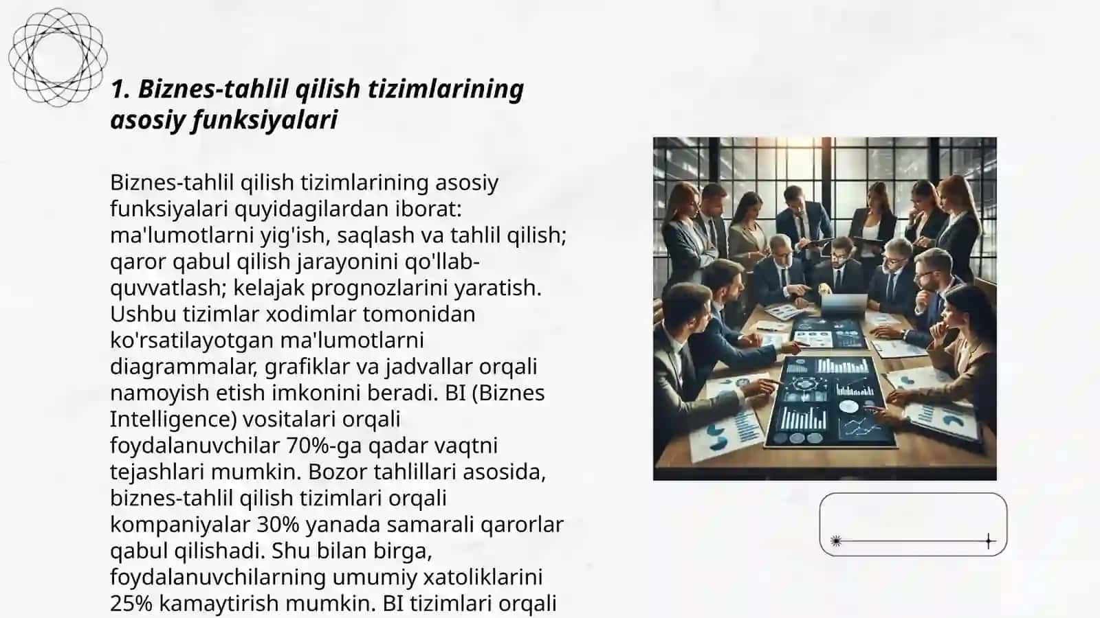 Biznes-tahlil qilish tizimlari 3