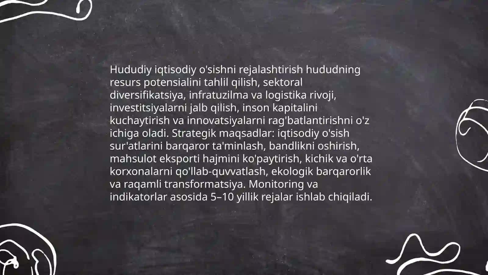 Mintaqalarni ijtimoiy-iqtisodiy rivojlantirish strategiyalari 3