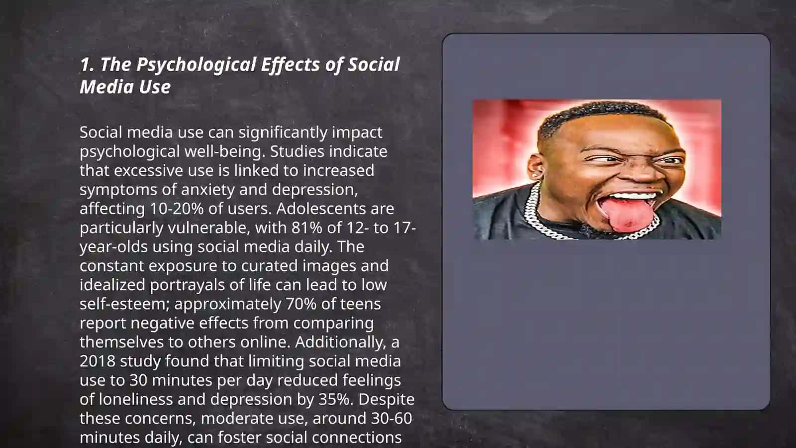 The Psychological Effects of Social Media Use 3