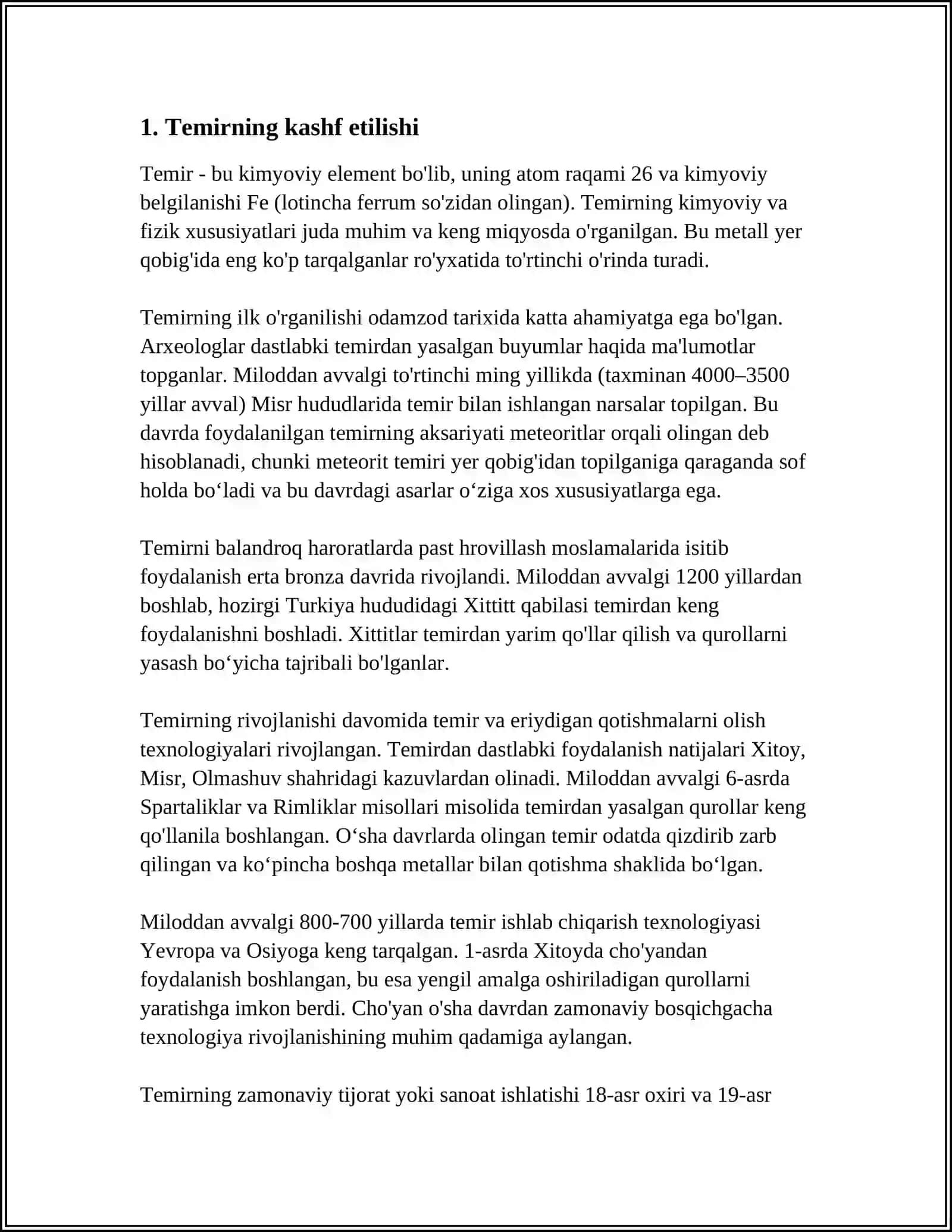 TEMIR KIMYOVIY ELEMENTI 3