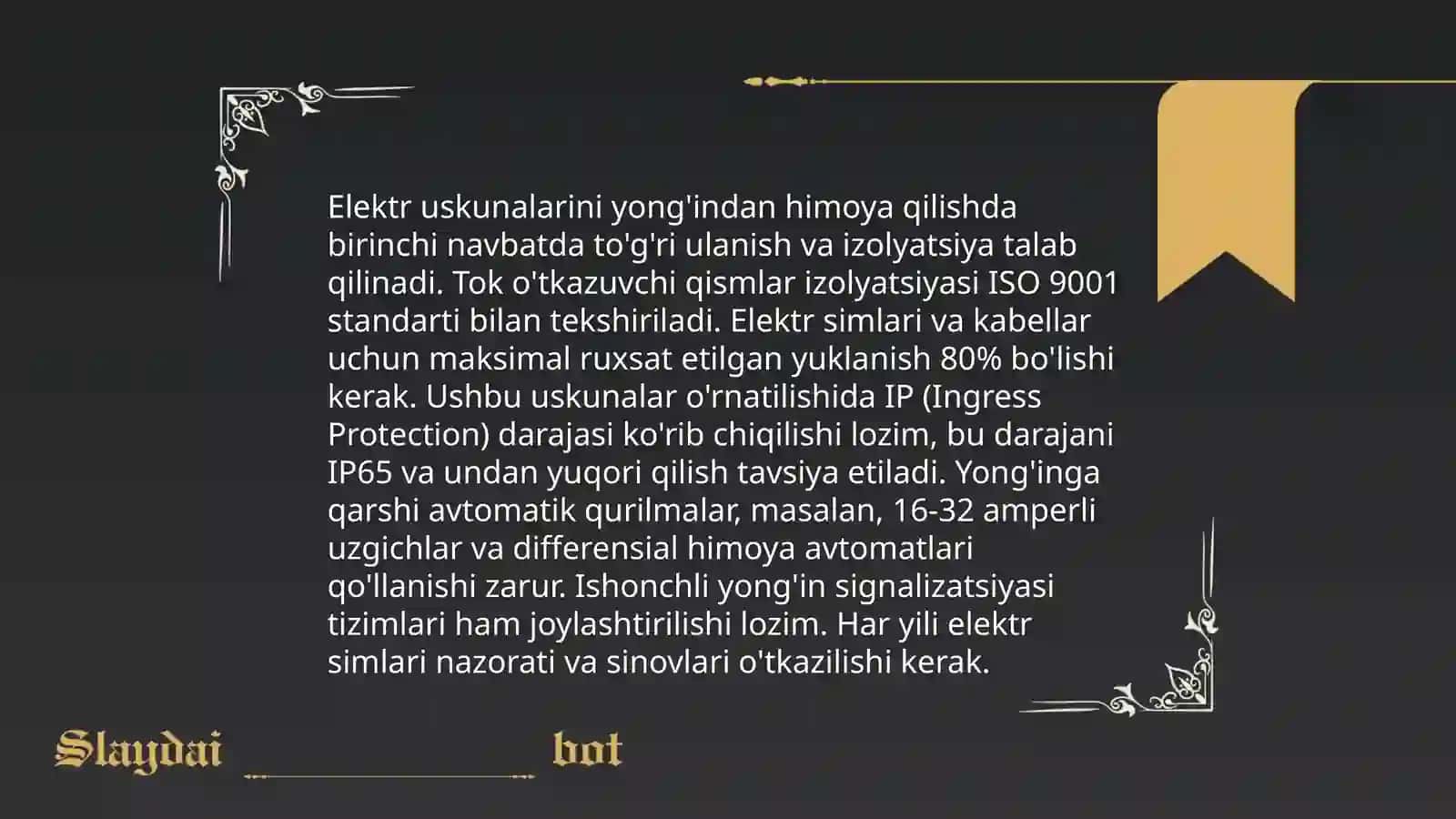 Elektr uskunalrdagi yong'inni bartaraf etishdagi samarali vositalar 3