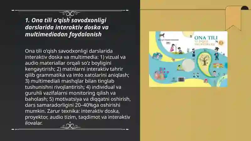 Ona tili oʻqish savodxonligi darslarida innovatsion pedagogik texnologiyalar 3