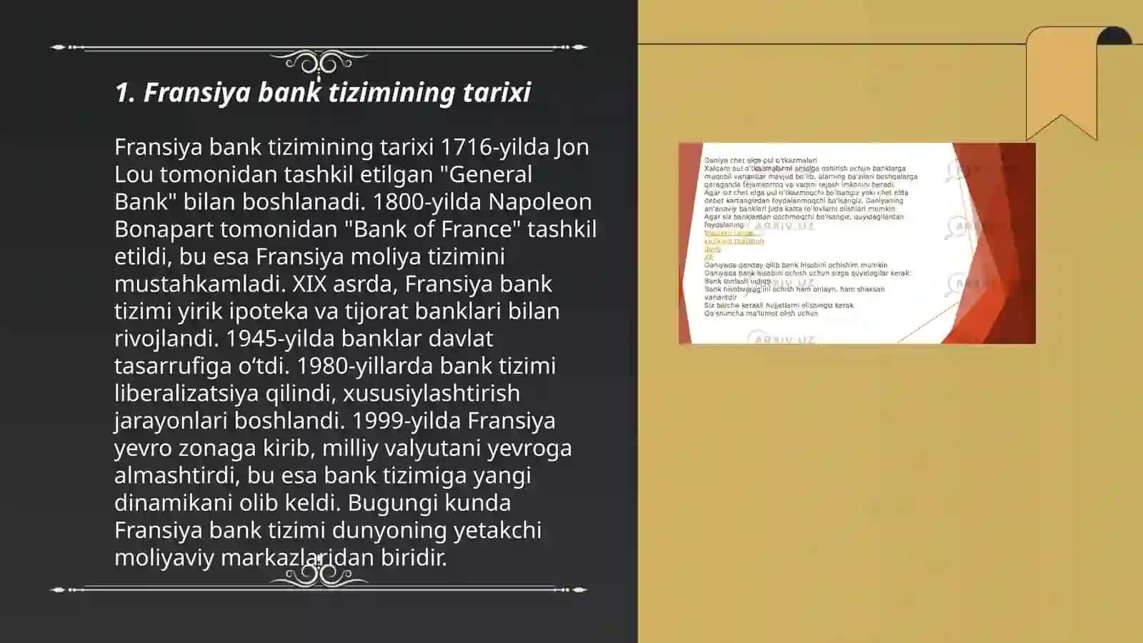 Fransiya bank tizimi 3
