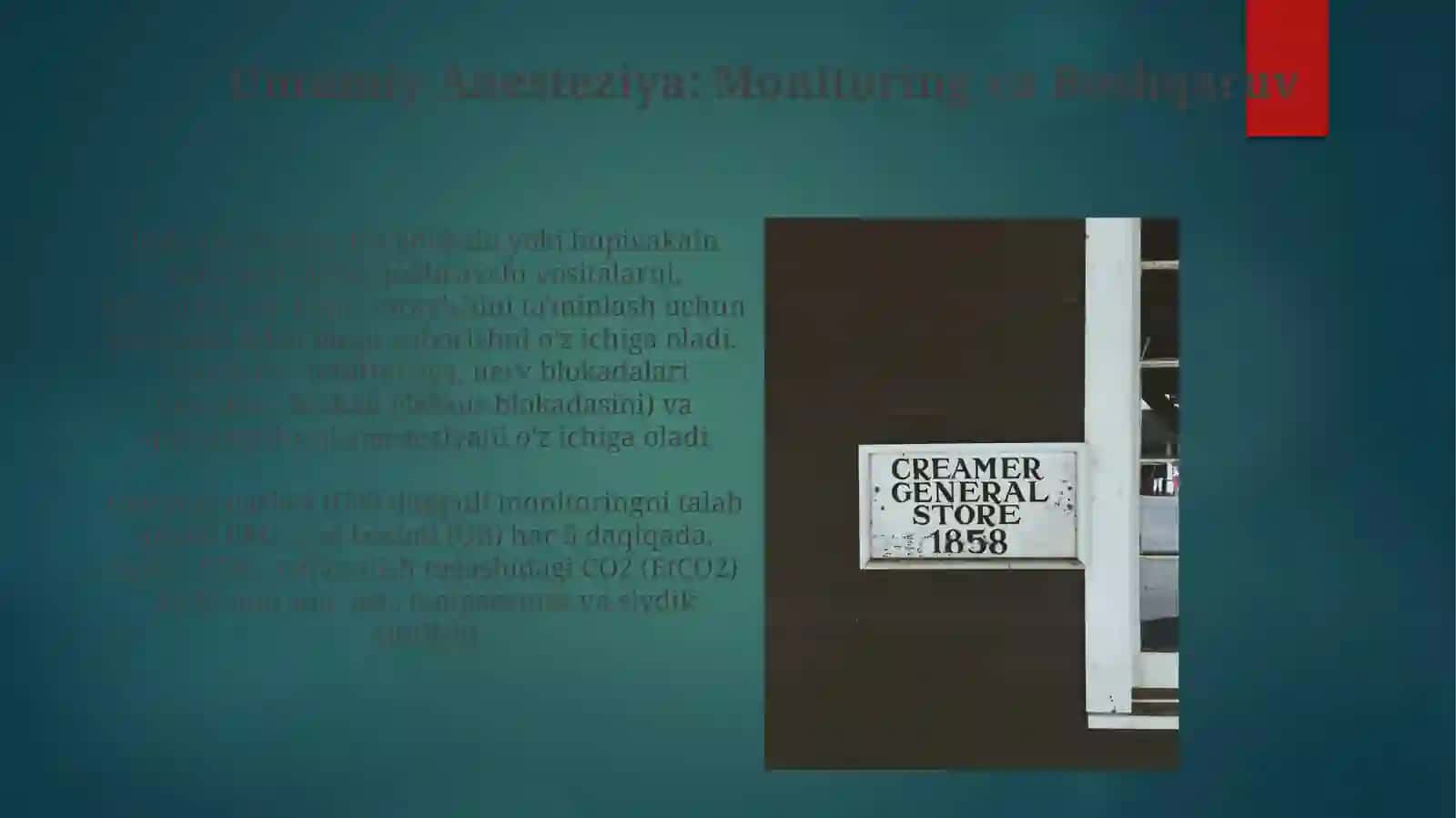 Umumiy Anesteziya: Monitoring va Boshqaruv 3