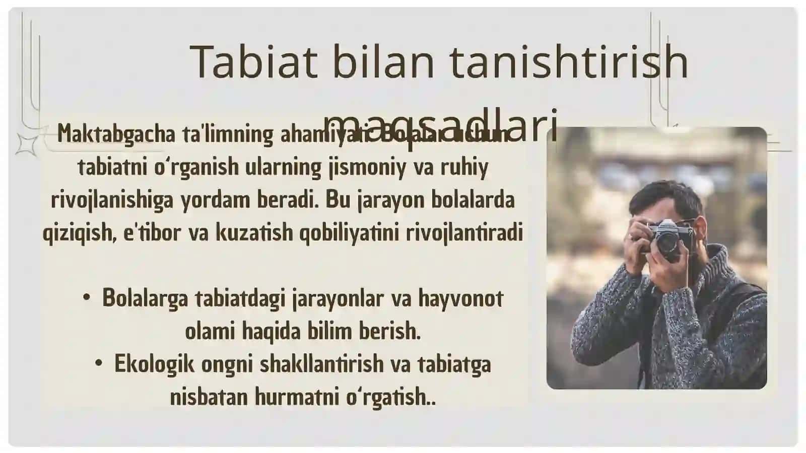 Maktabgacha ta'lim tashkilotida tabiat bilan tanishtirishda amaliy metodlar 3