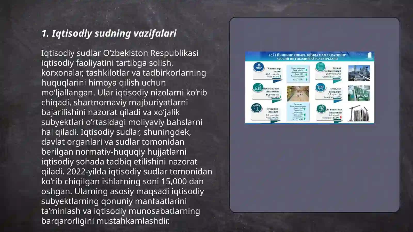 Iqtisodiy sud ishlarini yuritish prinsipi 3