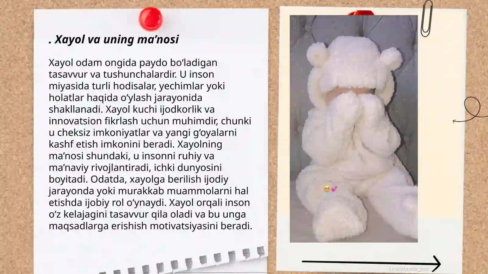 Xayol mavzusida taqdimot tayyorlang 3