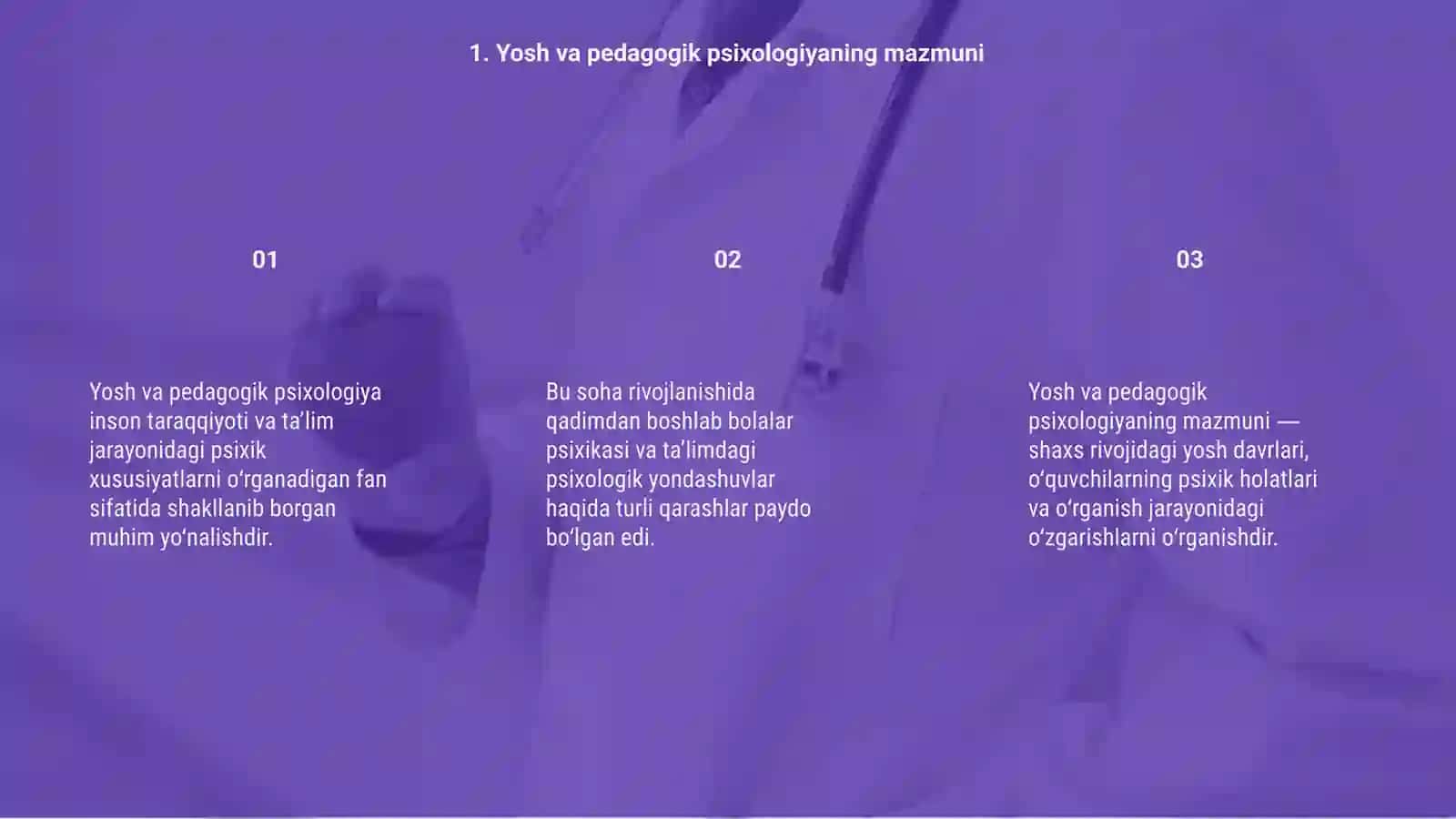 Yosh va pedagogik psixologiya faniga oid ilmiy bilimlarning vujudga kelish tarixi 3