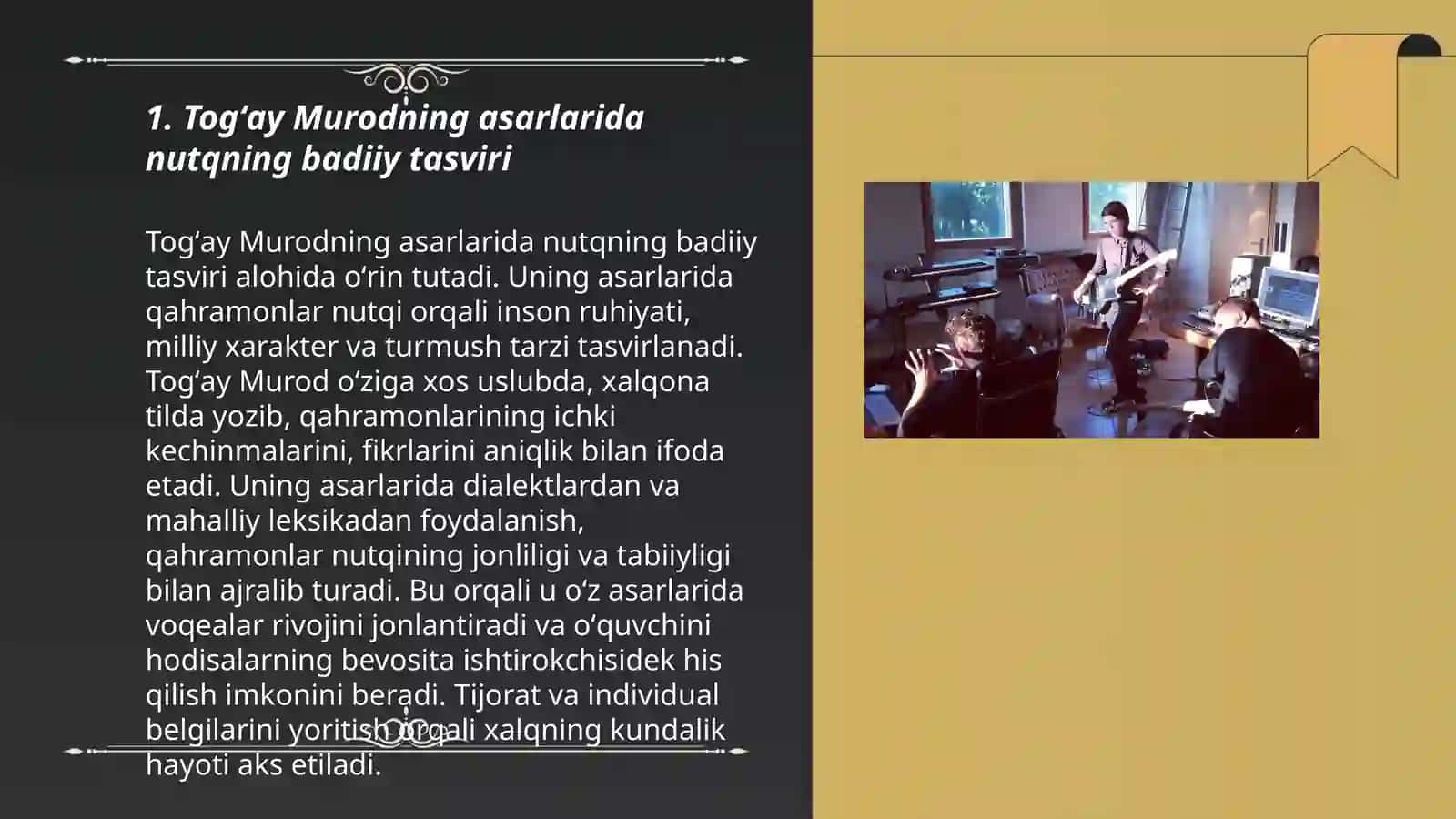 Togʻay Murodning qissalarida nutq mahorati 3