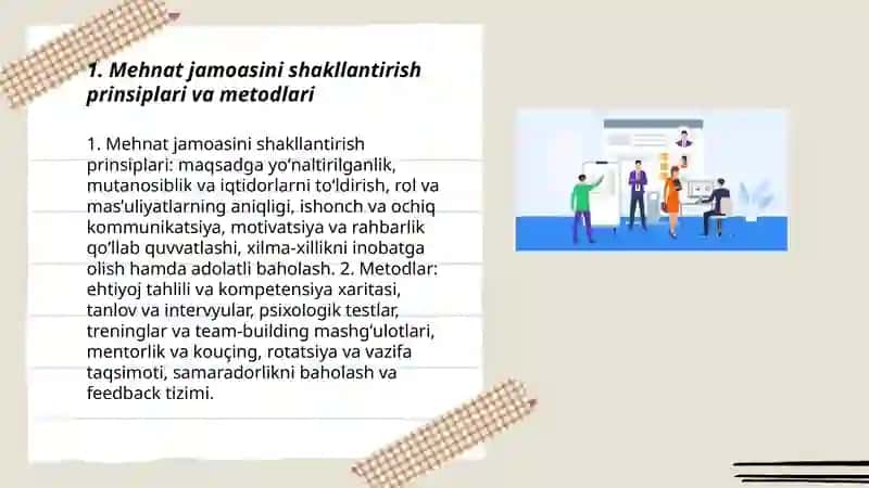 Mehnat jamoalarini boshqarish va samaradorligi 3