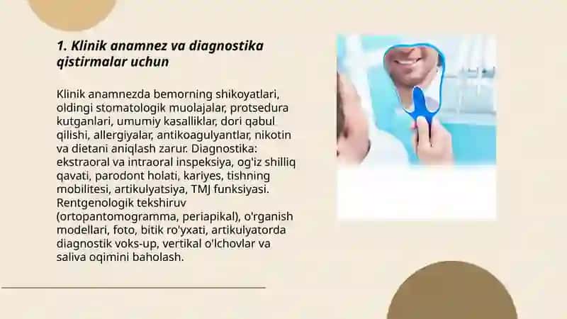 Stomatologiya: Qistirmalarni klinik va laborator tayyorlash bosqishlari 3
