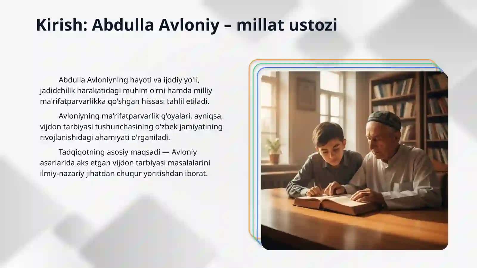 Abdulla Avloniy asarlaridan vijdon tarbiyasi masalalari 3