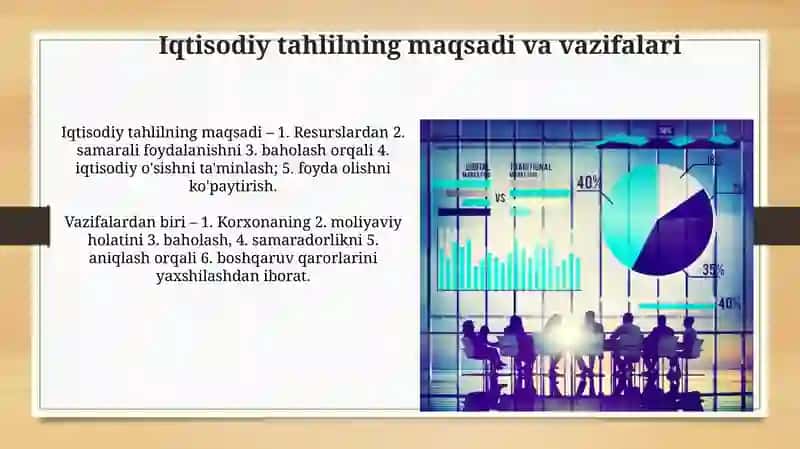 Iqtisodiy tahlilni tashkil etishning muhim jihatlari va asosiy tamoyillari 3