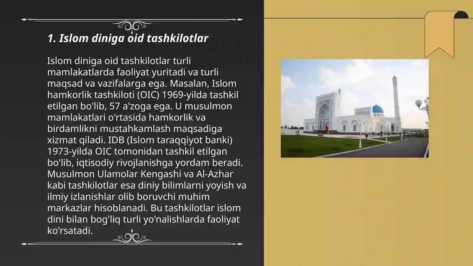 Oʻzbekistonda faoliyat yurituvchi diniy tashkilotlar 3