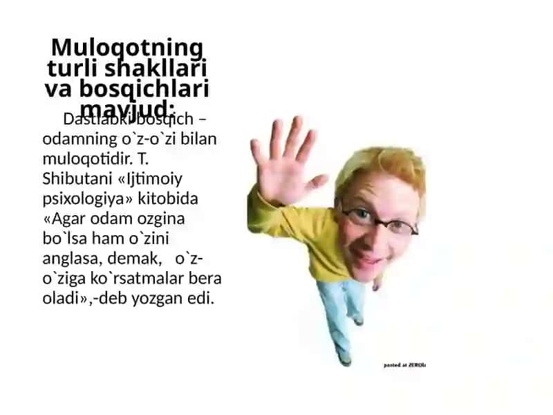Muloqotning turli shakllari va bosqichlari 3