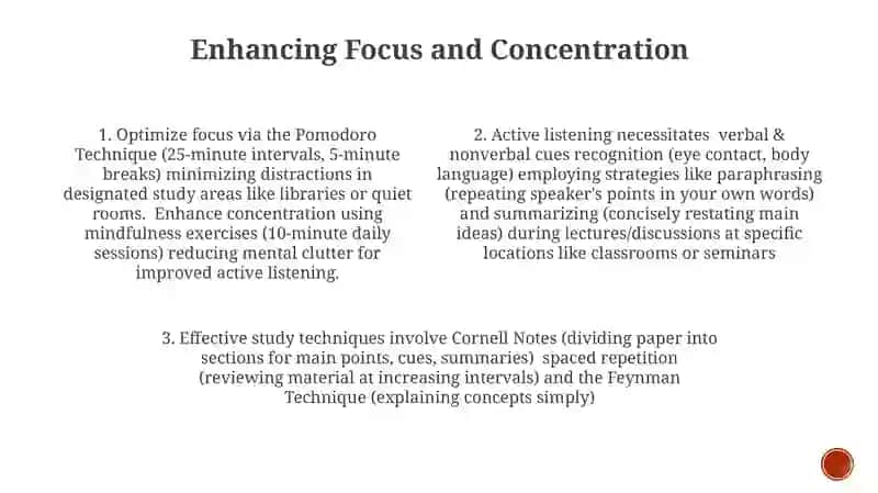 Enhancing Focus and Concentration 3