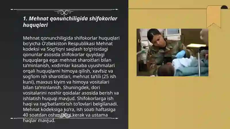 Mehnat qonunchiligi va tibbiy xodimlar faoliyati. Ma'muriy qonunbuzarliklar 3