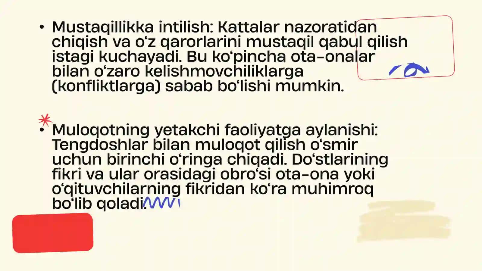 O‘smirlik yoshining asosiy psixologik xususiyatlari 3