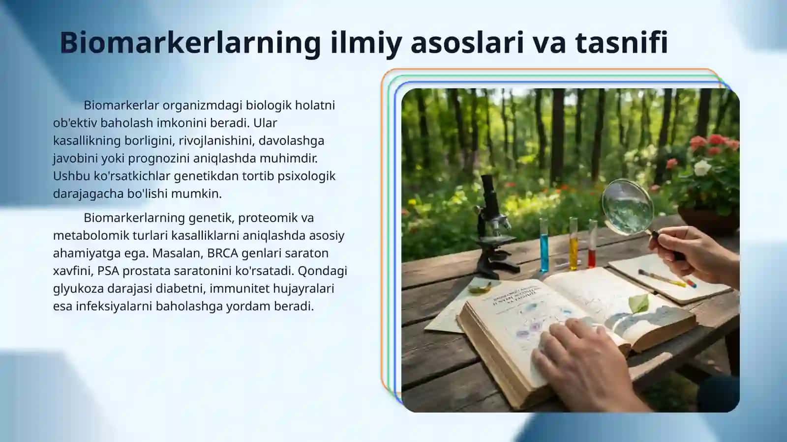 Biomarkerlar va ularning qo'llanilishi 3