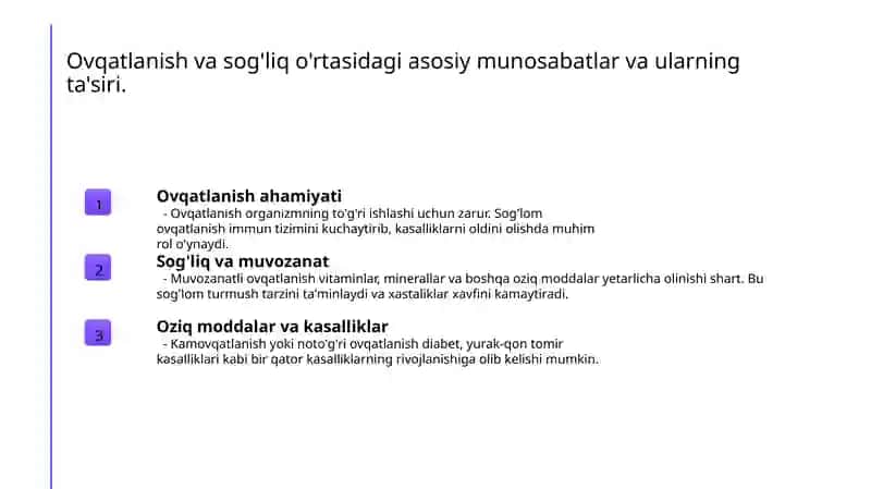 Ovqatlanish va tashqi muhit ta'siri bilan bog'liq bo'lgan kasalliklar 3