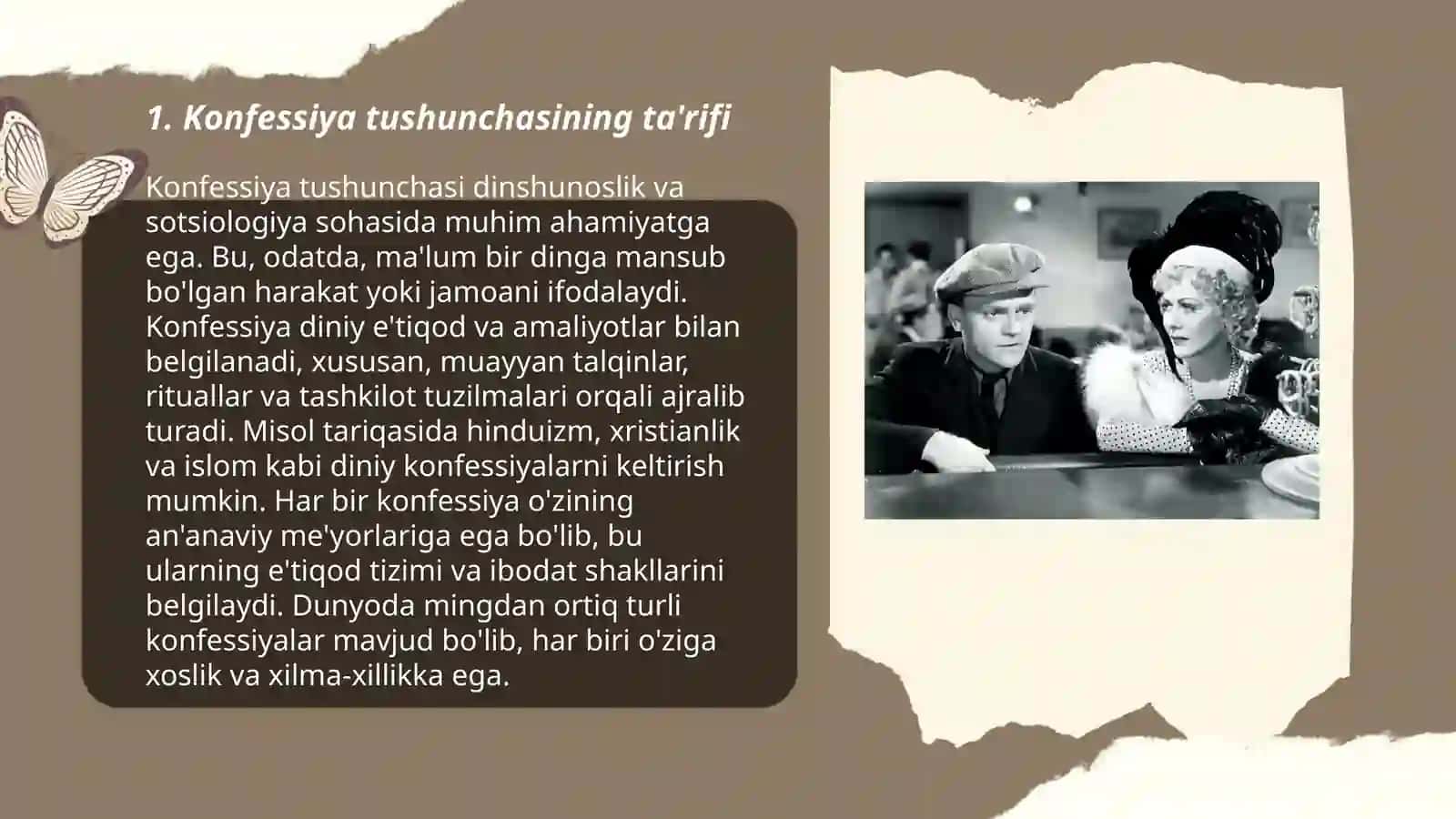 Konfessiya tushunchasining mohiyati va O'zbekistonda faoliyat yurituvchi diniy konfessiyalarning tasnifi 3