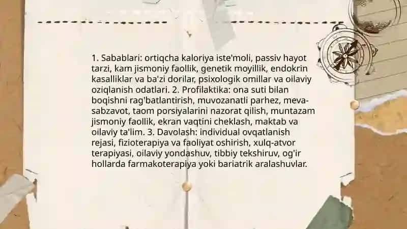 Bolalar salomatligining zamonaviy muammolari 3