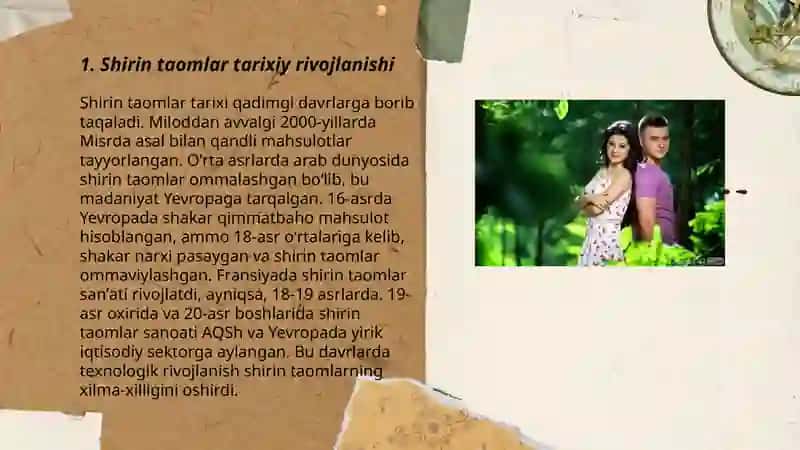 Shirin taimlarni tayyorlashni texnologiyasini 3