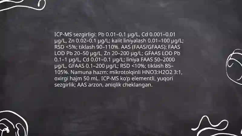 Tuproq va suvdagi ion bog'lanishli ifloslanuvchi moddalarni aniqlash 3