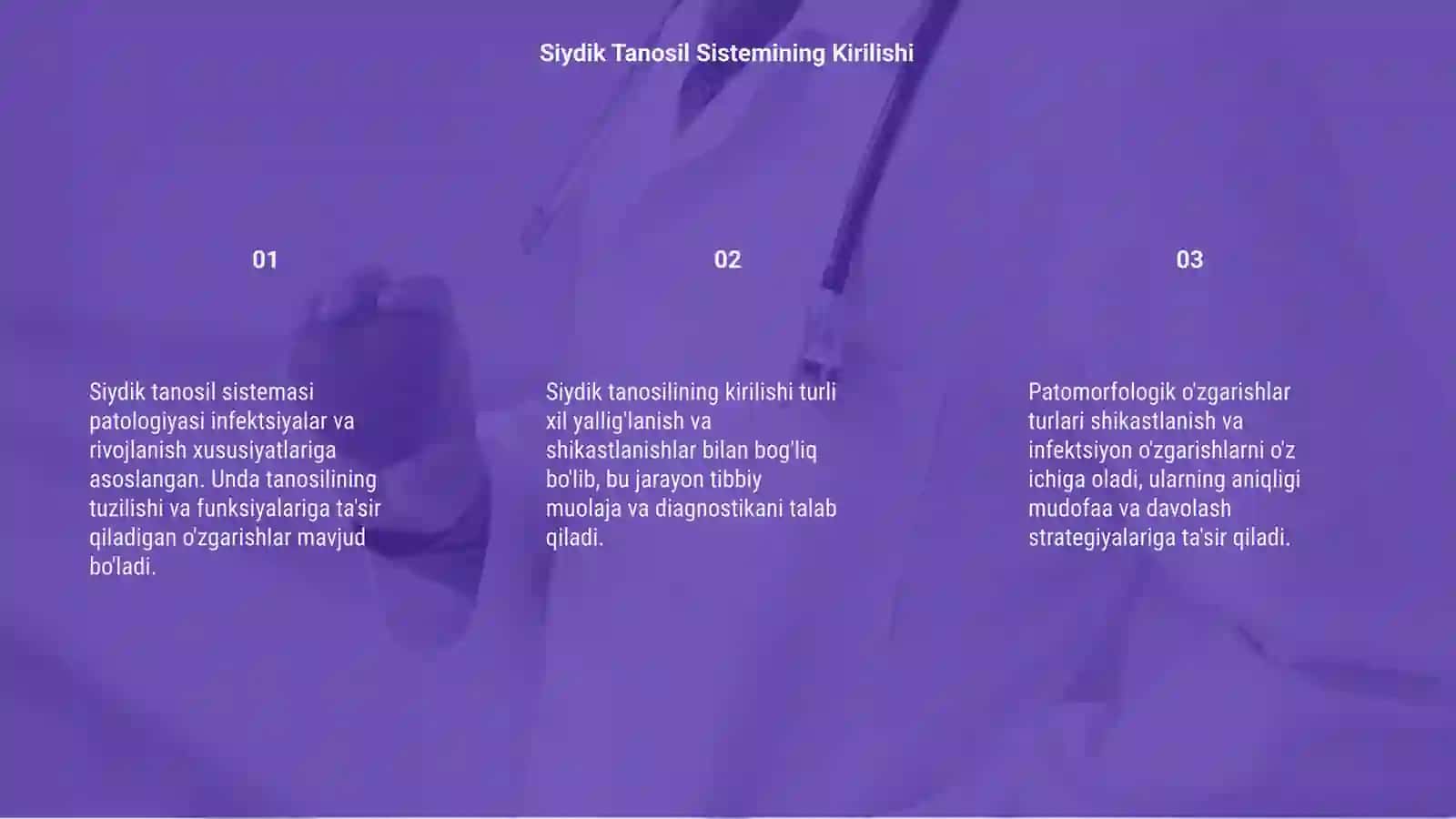 Siydik tanosil sistemasi kaalliklarining patomorfologiyasi 3