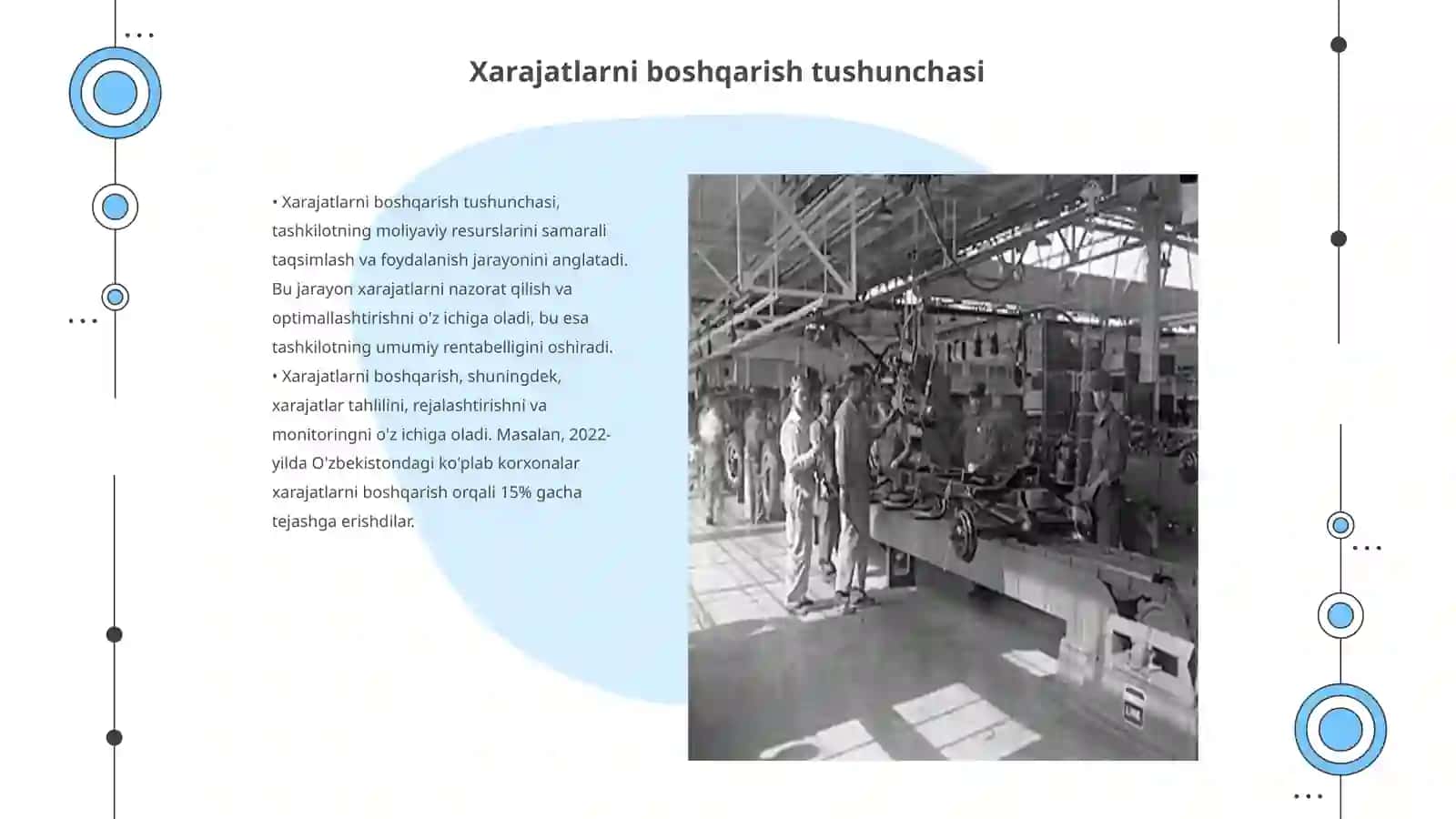 Operation menejmentda xarajatlarni boshqarish 3