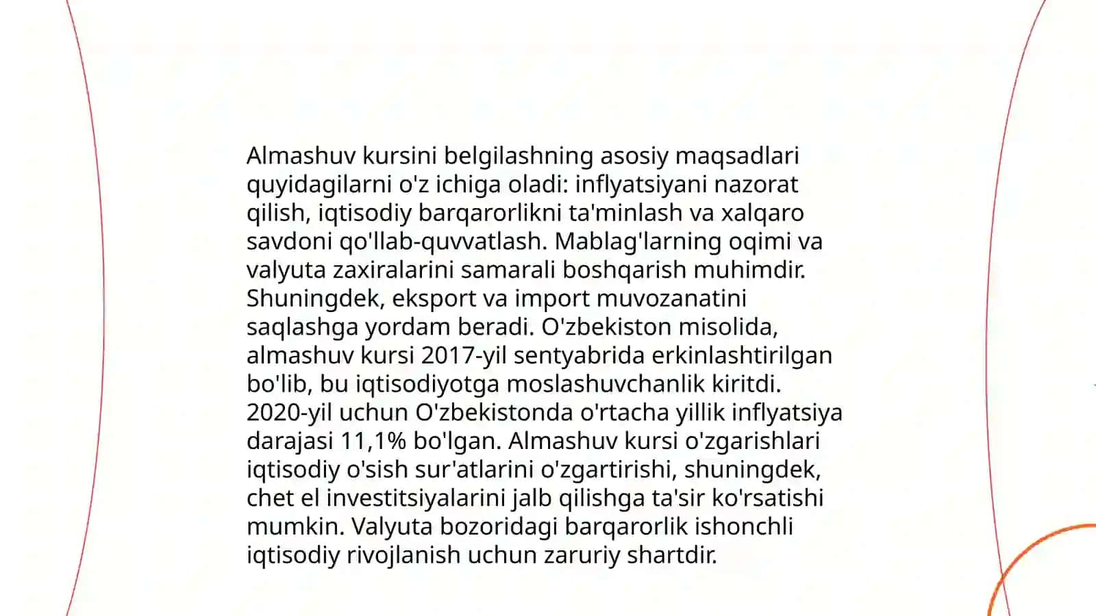 Almashuv kursini targetlash, uning afzalliklari va kamchiliklari 3