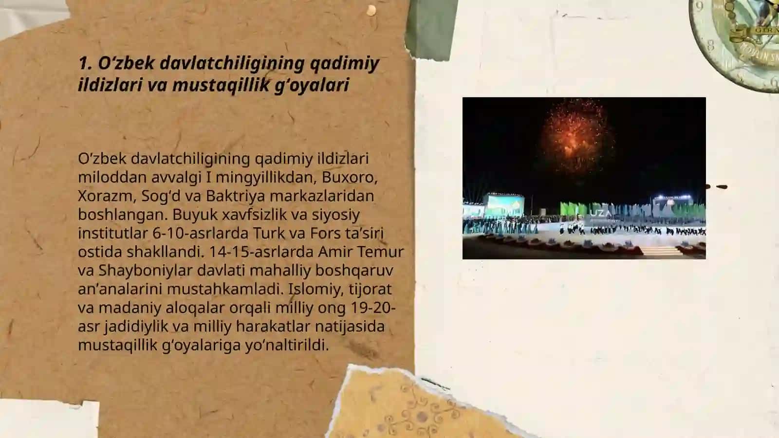 Oʻzbekiston mustaqillik gʻoyalarining tarixiy asoslari 3