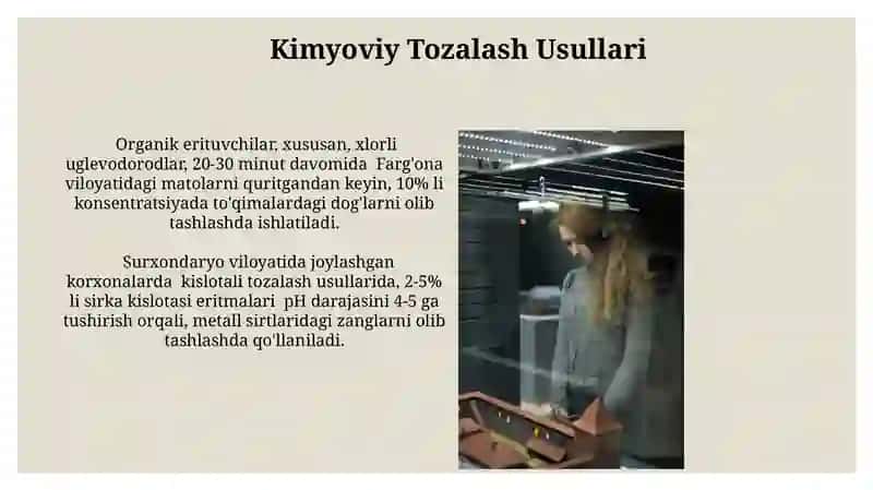 Momiq Tozalash Texnologik Jarayoni 3