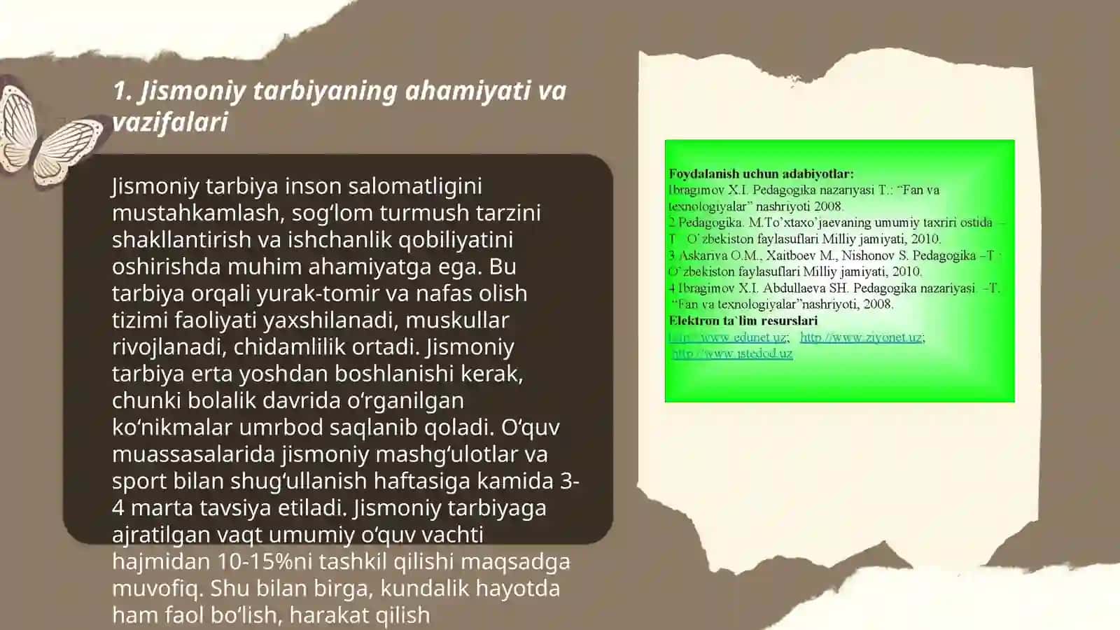 Bolalar jismoniy tarbiyasi nazariyasi va texnologiyalari fanining umumiy masalalari 3