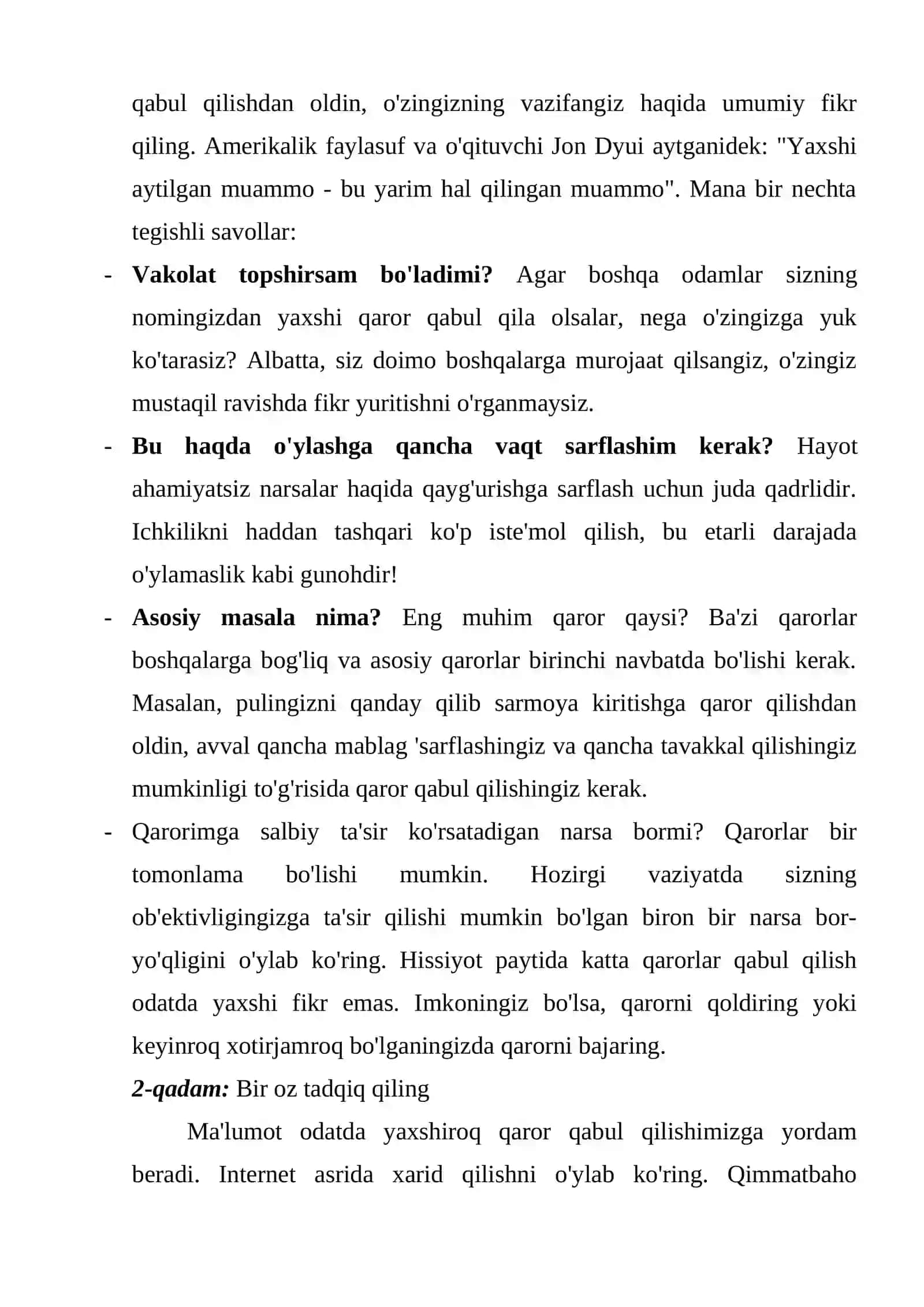 Kreativ fikrlashning o’rni 3