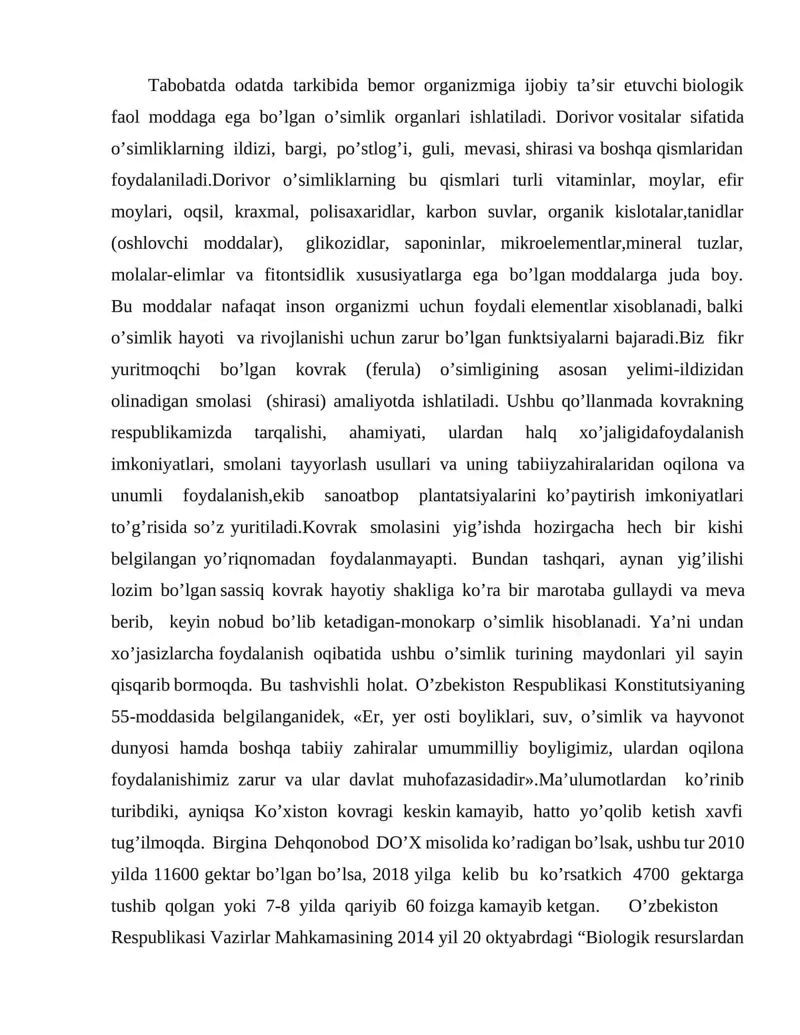 KOVRAK O`SIMLIGINING TARQALISHI BIOLOGIYASI,URUG`CHILIGI VA SHIFOBAXSHLIK XUSUSIYATLARI 3