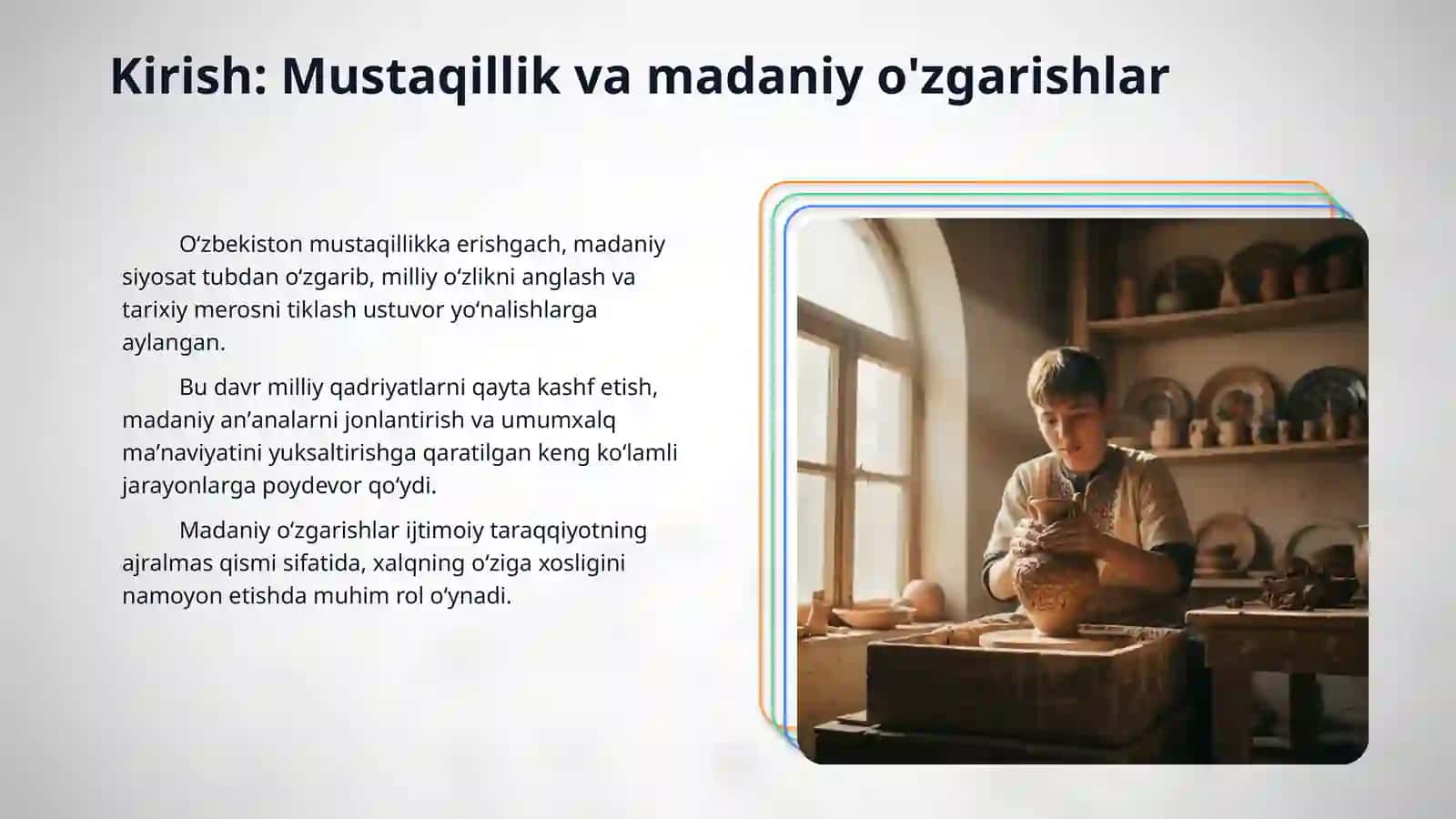 Mustaqillik yillarida Ozbekistonda madaniy va ma’naviy taraqqiyot 3