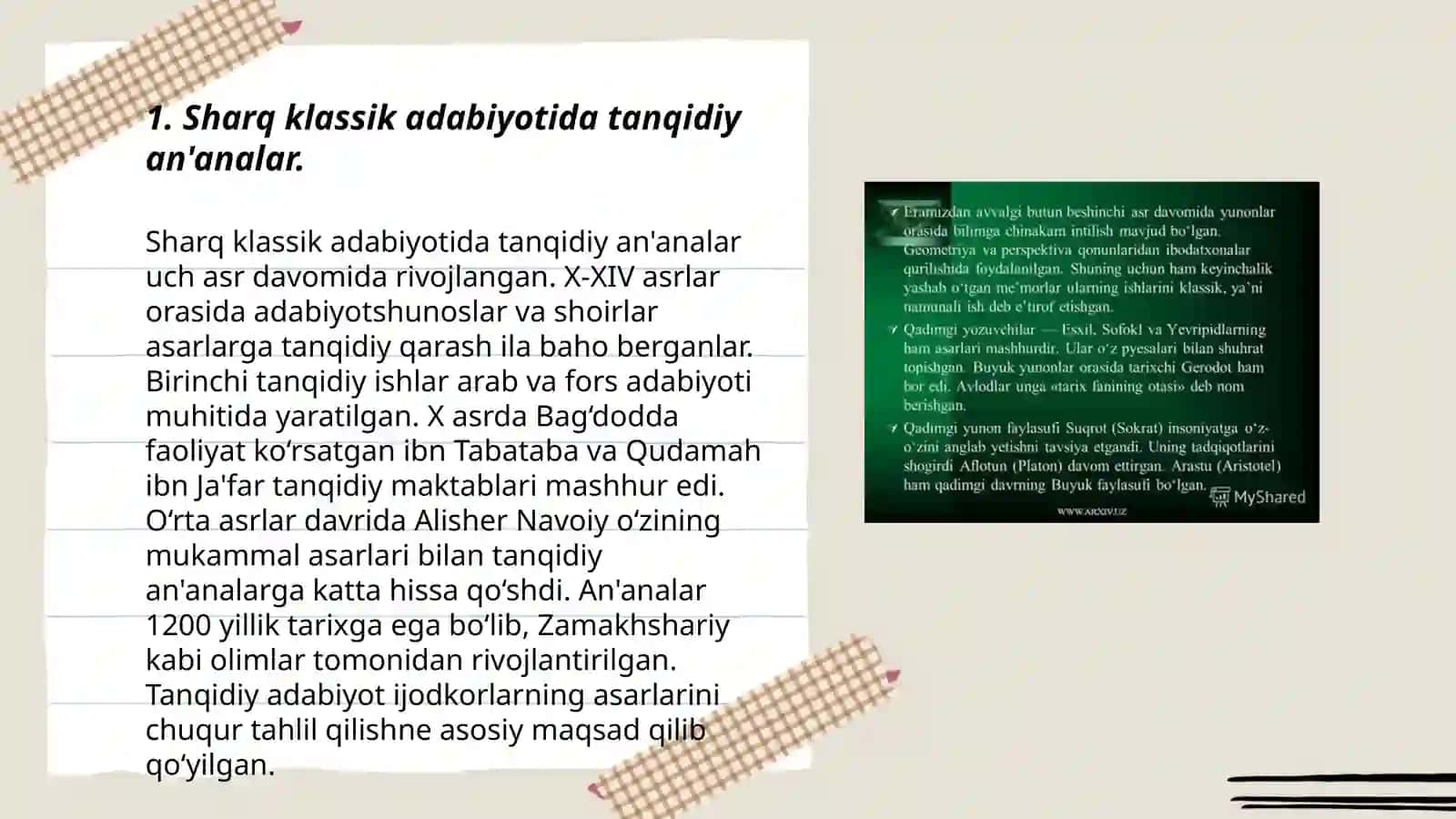 Sharq klassik adabiyotida adabiy tanqidiy fikrlar taraqqiyoti 3