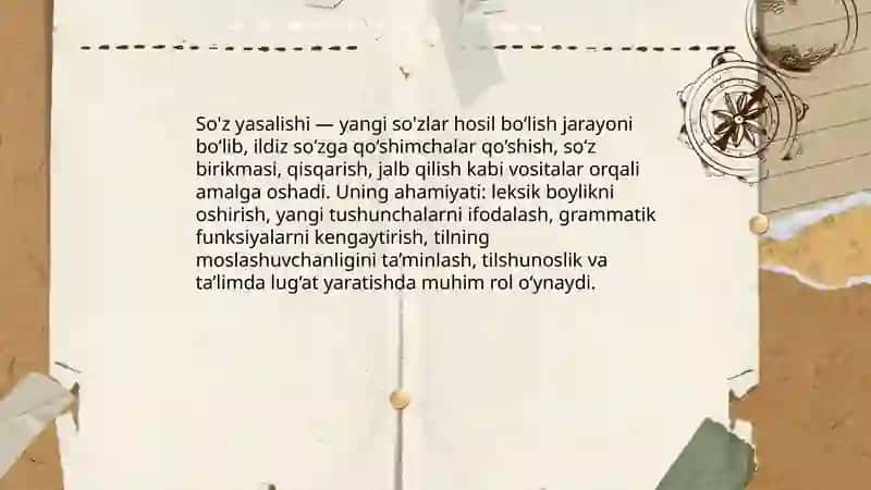 So'z yasalishi 3
