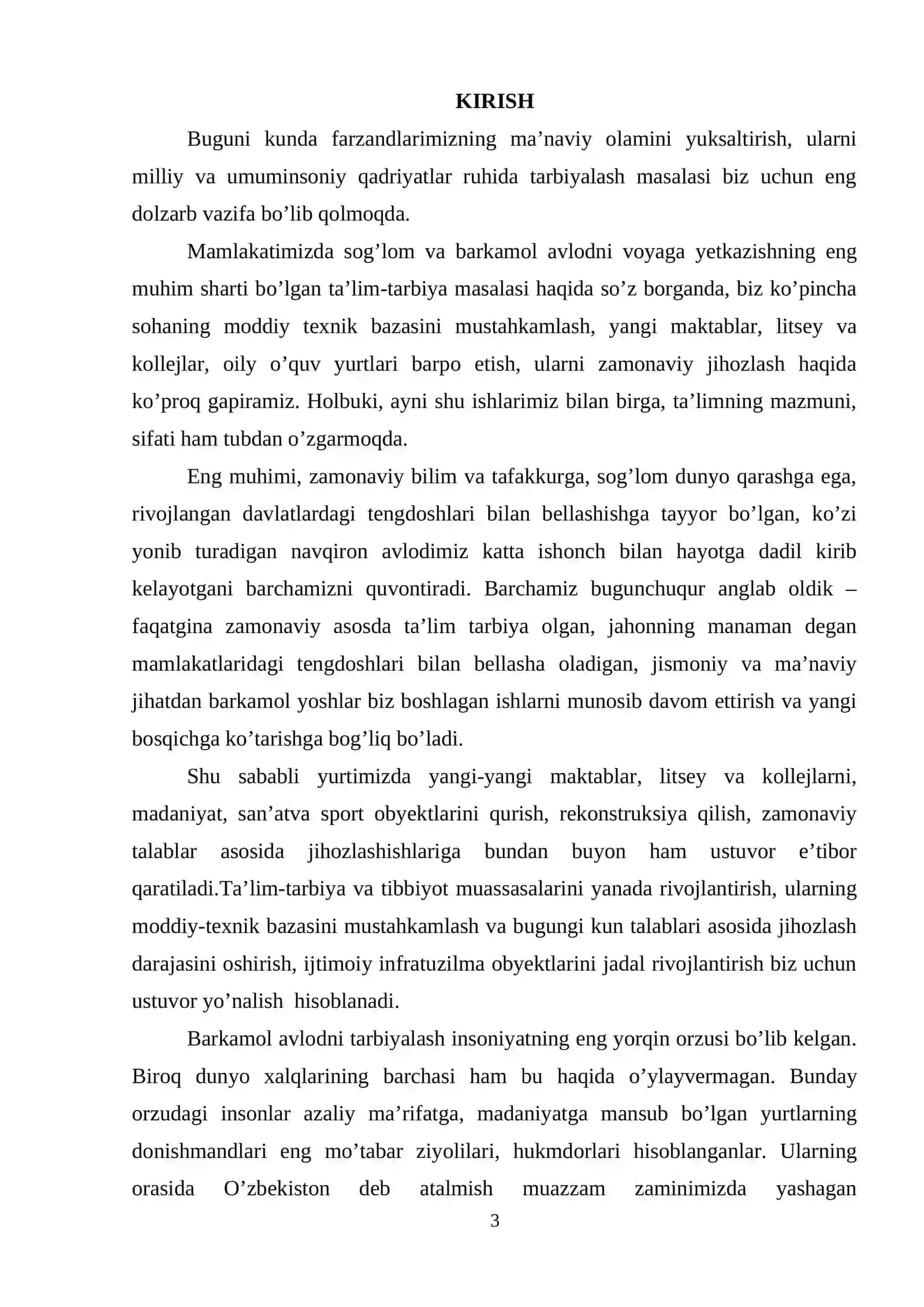 Differensial hisobning geometriyaga ba’zi tatbiqlari 3