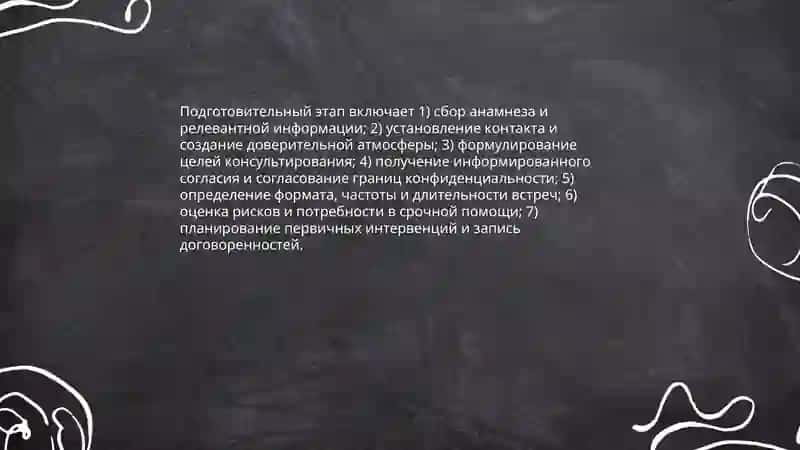 Этапы консультирования 3