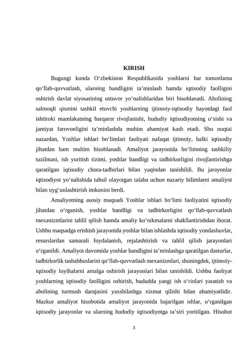 Uchquduq Tuman Yoshlar ishlari Amaliyoti Xisoboti 3