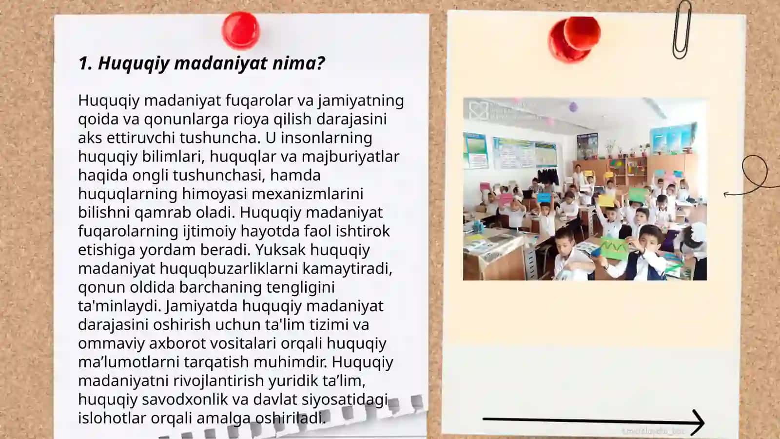 Huquqiy madaniyat - umumiy madaniyatning tarkibiy qismlari 3