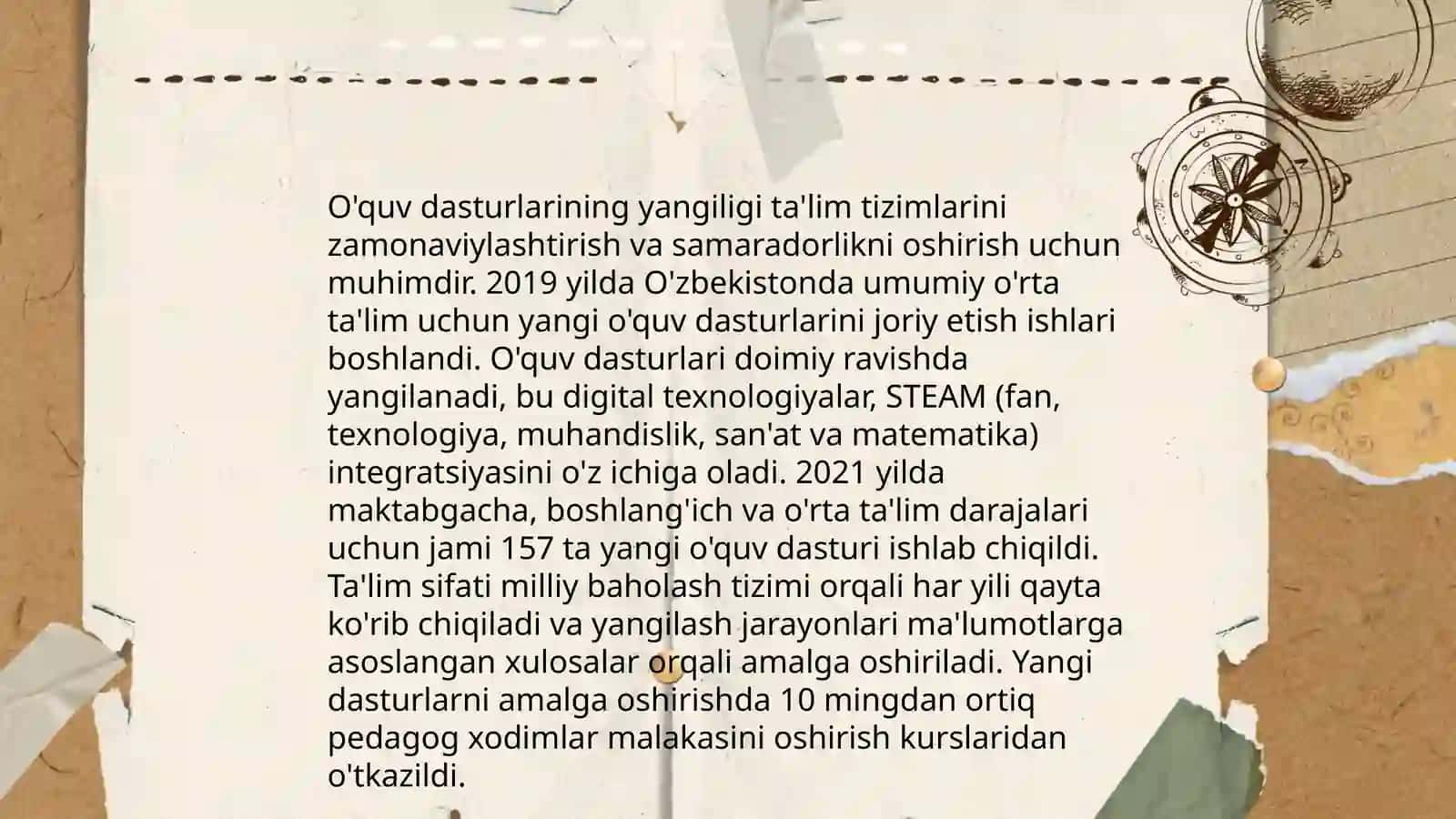 ZAMONAVIY MAKTAB DARSLIKLARIGA QO'YILADIGAN TALABLAR 3